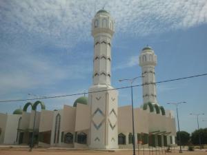 The grand mosque in Taif, Senegal, Cheikh's hometown.
